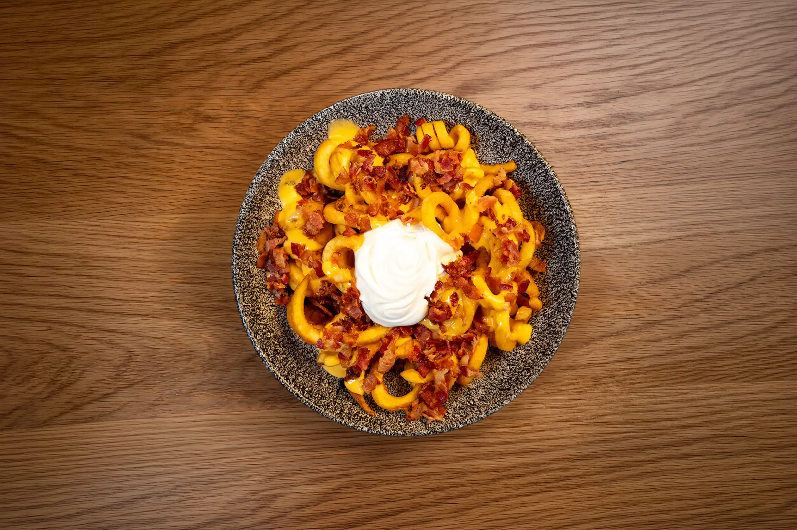 Cheese Bacon Curly Fries